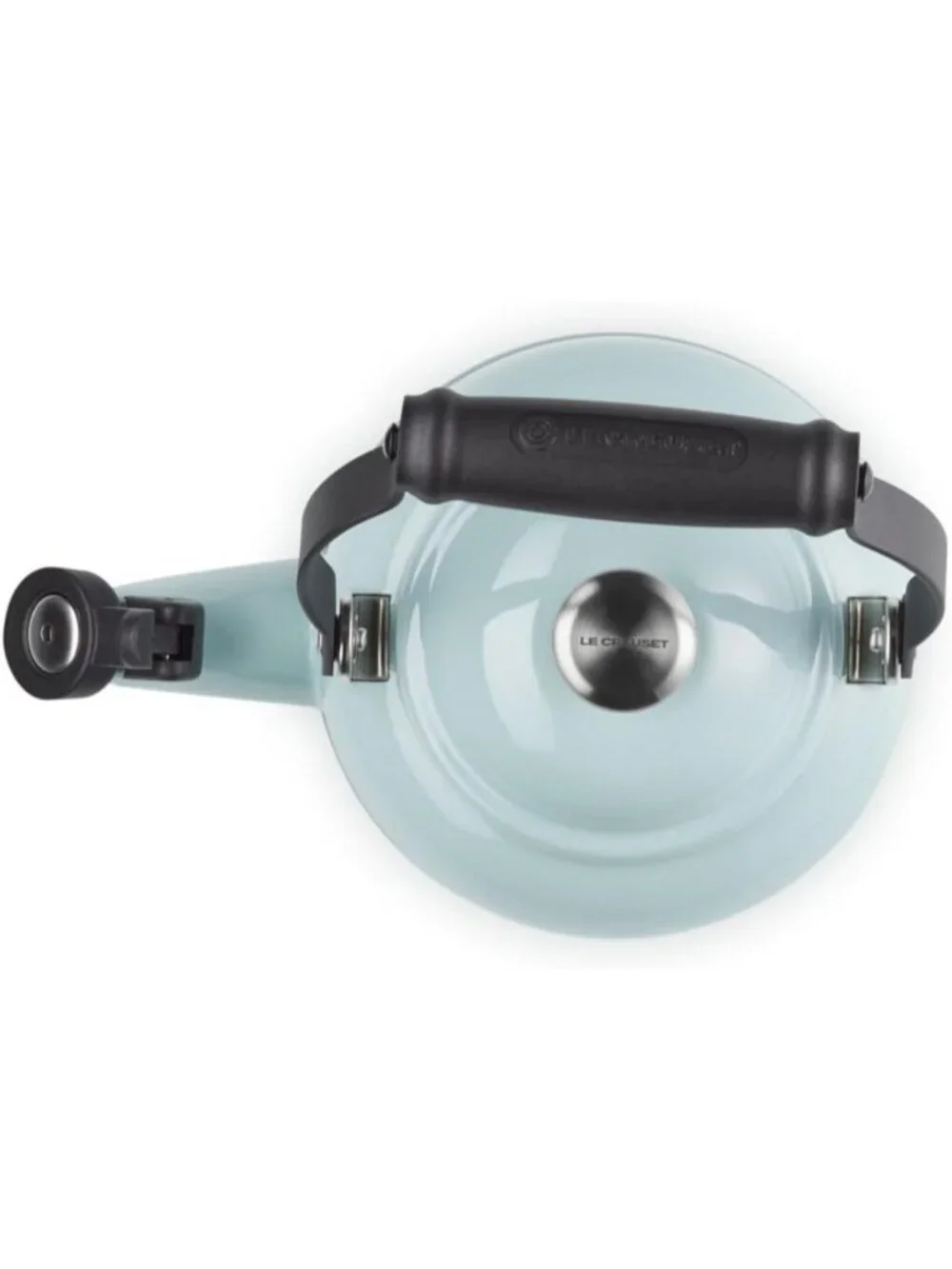 Sea Salt Enamel Steel Demi Teakettle 1.25QT Stainless steel Pot For Kitchen